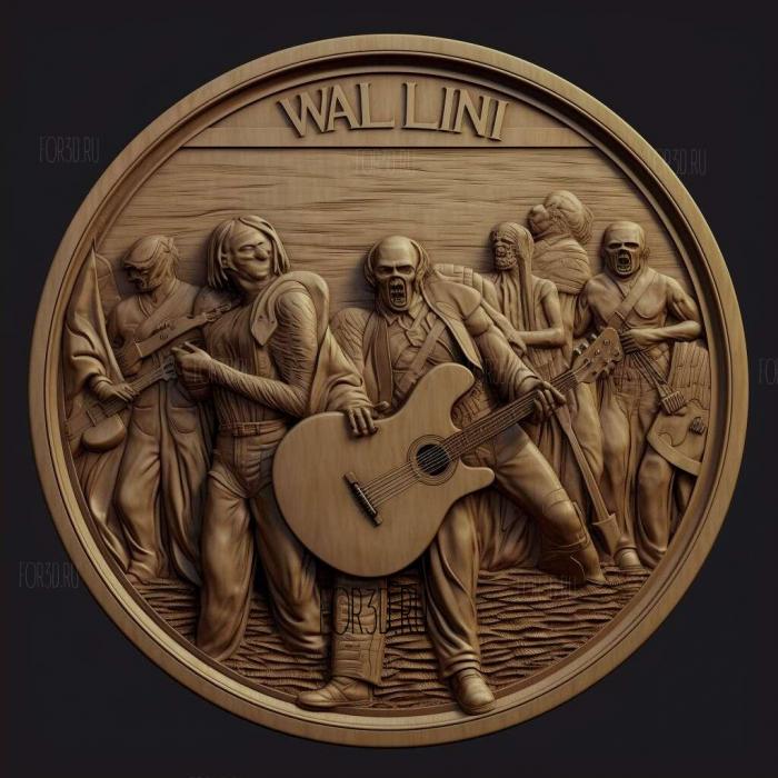 stl Van Halen 3 stl model for CNC